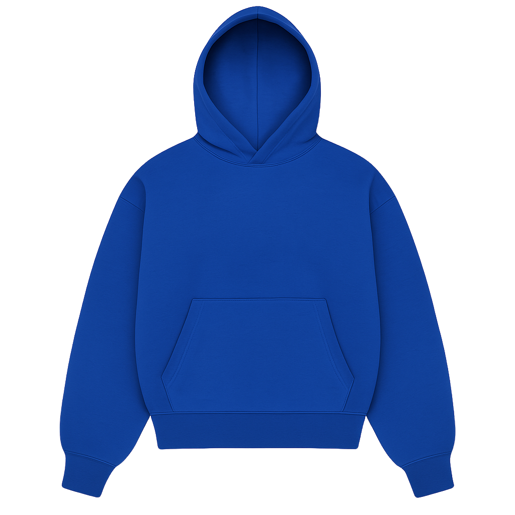 HOODIE BLANK (COBALT BLUE)