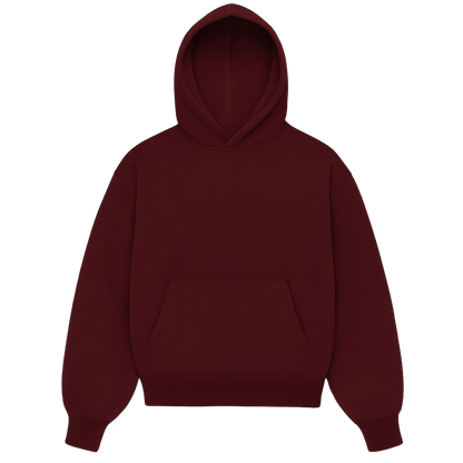 HOODIE BLANK (RED WINE)
