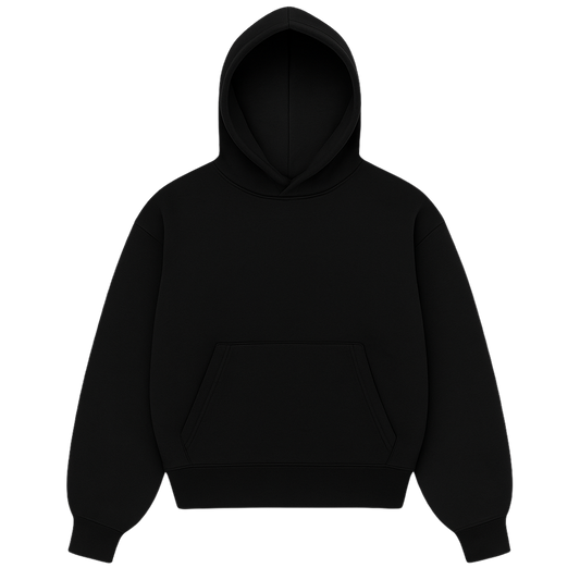 HOODIE BLANK (BLACK)
