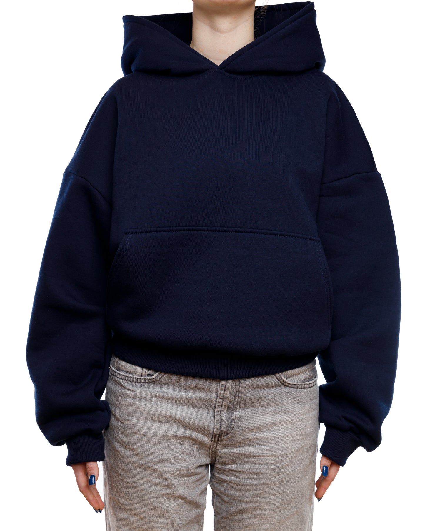 HOODIE BLANK (NAVY)