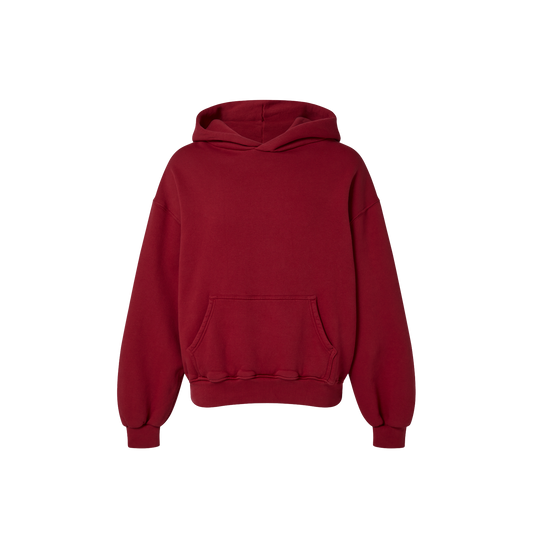 HOODIE BLANK (RED WINE)